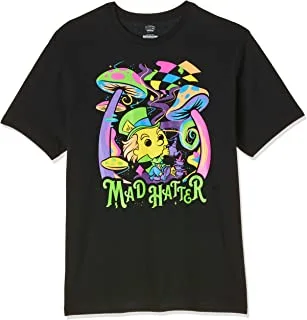 Funko Pop Tee! Blacklight- Mad Hatter (X Large) - 57681