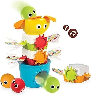 Yookidoo Tumble Ball Stacker. Babies And Toddlers Musical Stacking Tumbling Toy. Battery Operated Stem Enhancing Game For 9-Month Up.