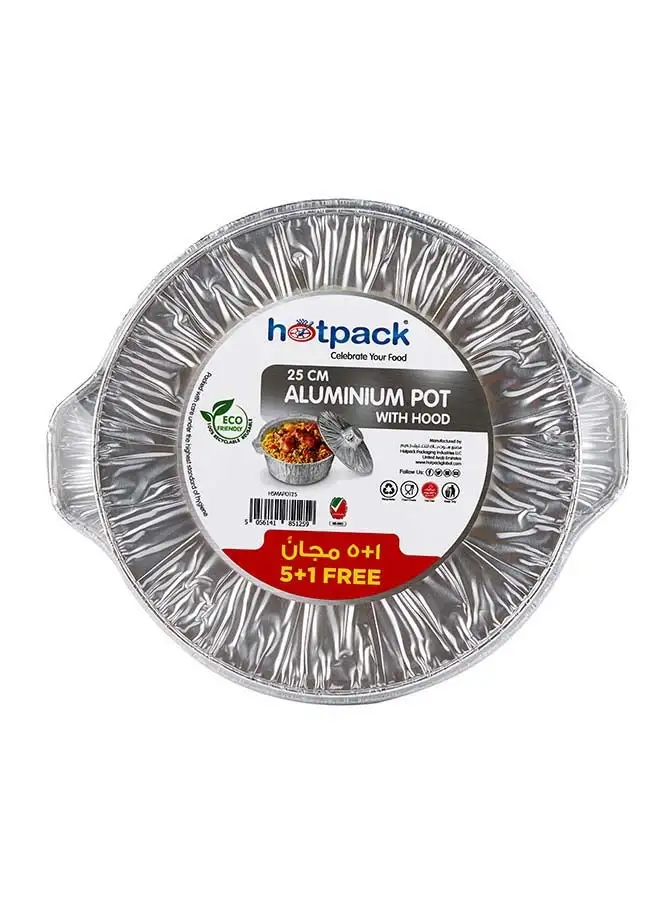 Hotpack Hotpack Aluminium Pot 25cm 5+1 FREE