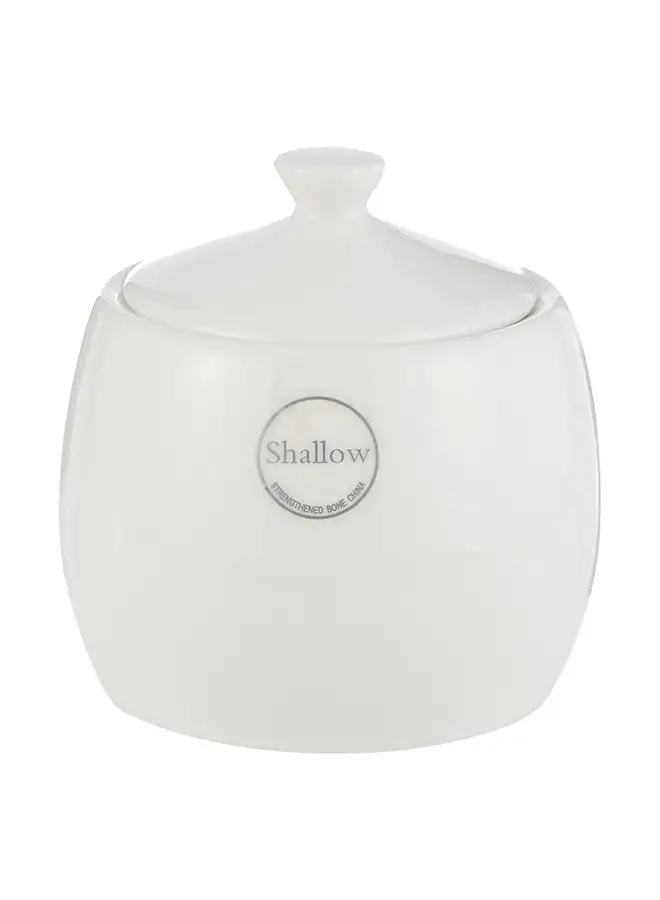 Shallow Hospitality Sugar Bowl, White, 8 cm, JX130-M001-01