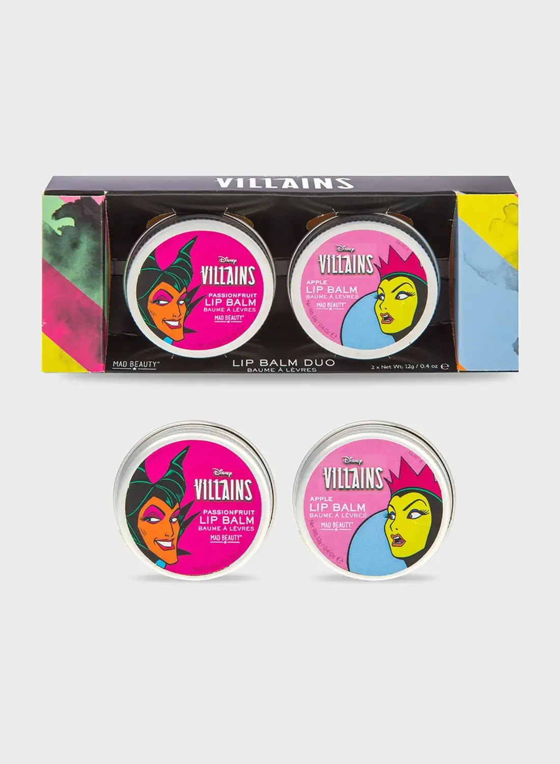 Mad Beauty Pop Villains Lip Balm Duo