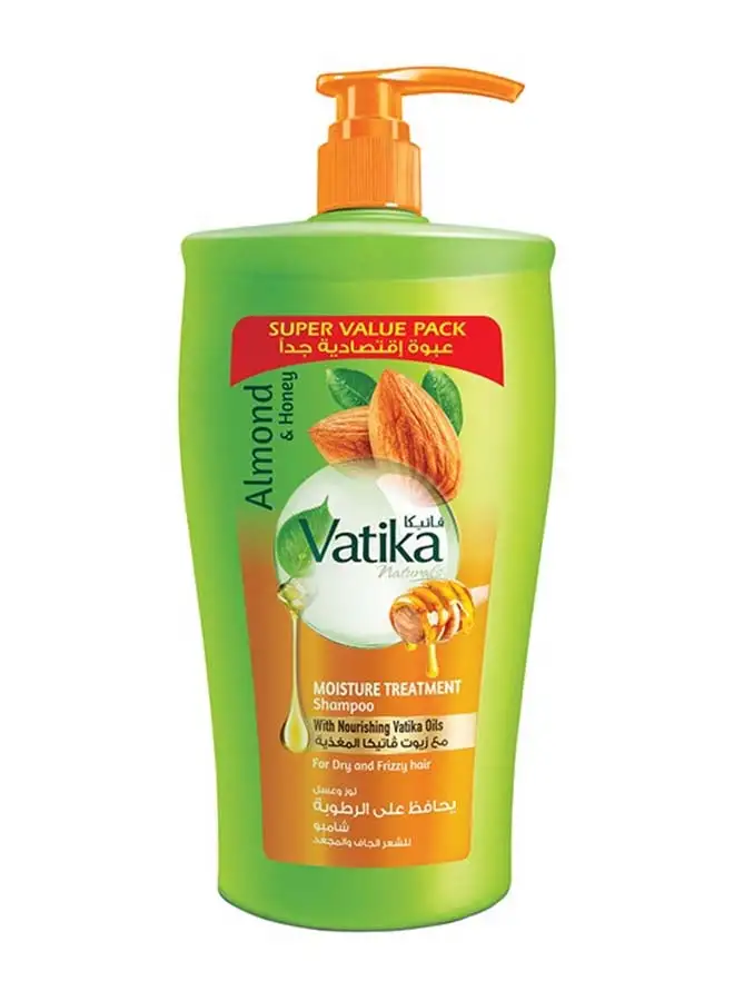 Vatika Naturals Moisture Treatment Shampoo Enriched With Almond And Honey 1Liters