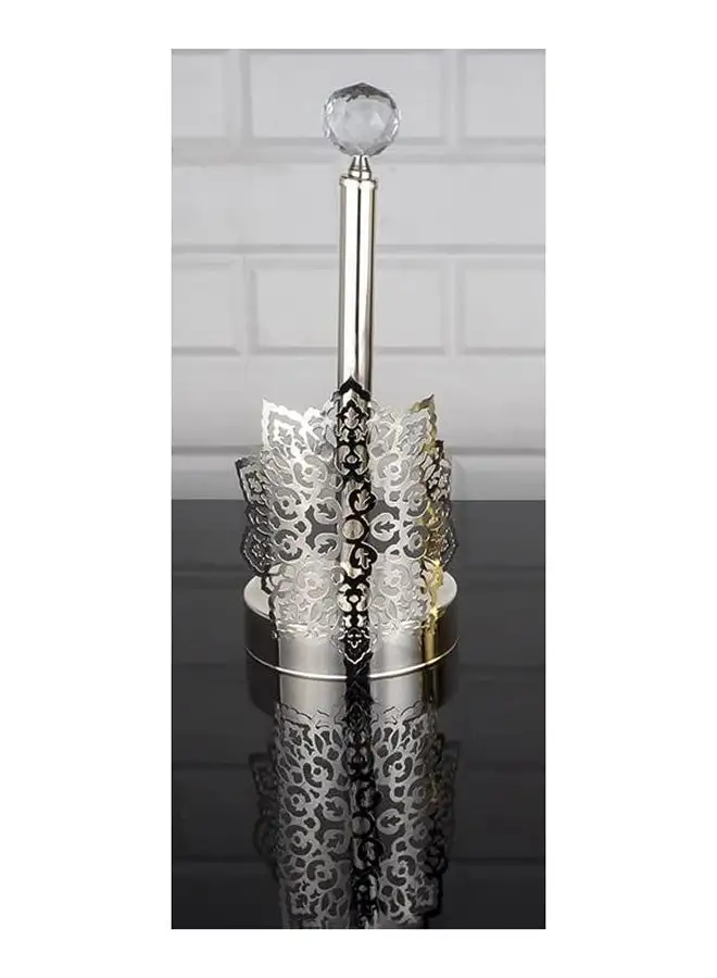 ZEYVE Zeyve Paper Towel Holder Royal Silver 32X12Cm