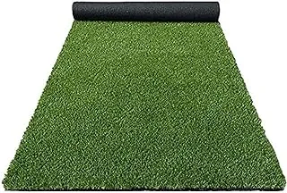 ECVV Artificial Grass Carpet Green For Home Outdoor Front/Backyards Garden Decoration - Artificial Grass 45mm (200cm x 1000cm, Green/Brown)