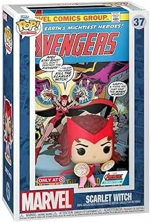 Funko Pop Comic Cover! Marvel: Avengers - Scarlet Witch (Exc) Collectable Vinyl Figure - Gift Idea - Official Merchandise - Toys for Kids & Adults - Model Figure for Collectors and Display