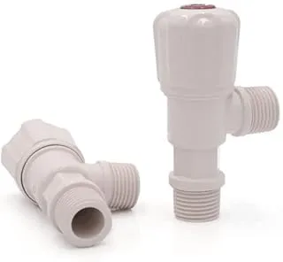 Royal ApexPack Of 2 PVC-U Water Supply Fittings Angle Valve (V43) Used for Water Industrial Household Usage Etc.