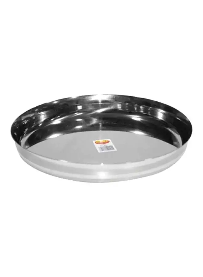 RAJ Rimless Steel Plate Silver 29cm