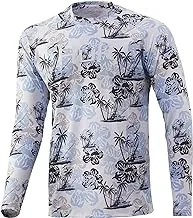 HUK mens Pattern Pursuit Long Sleeve Shirt | Fishing Shirt Long Sleeve