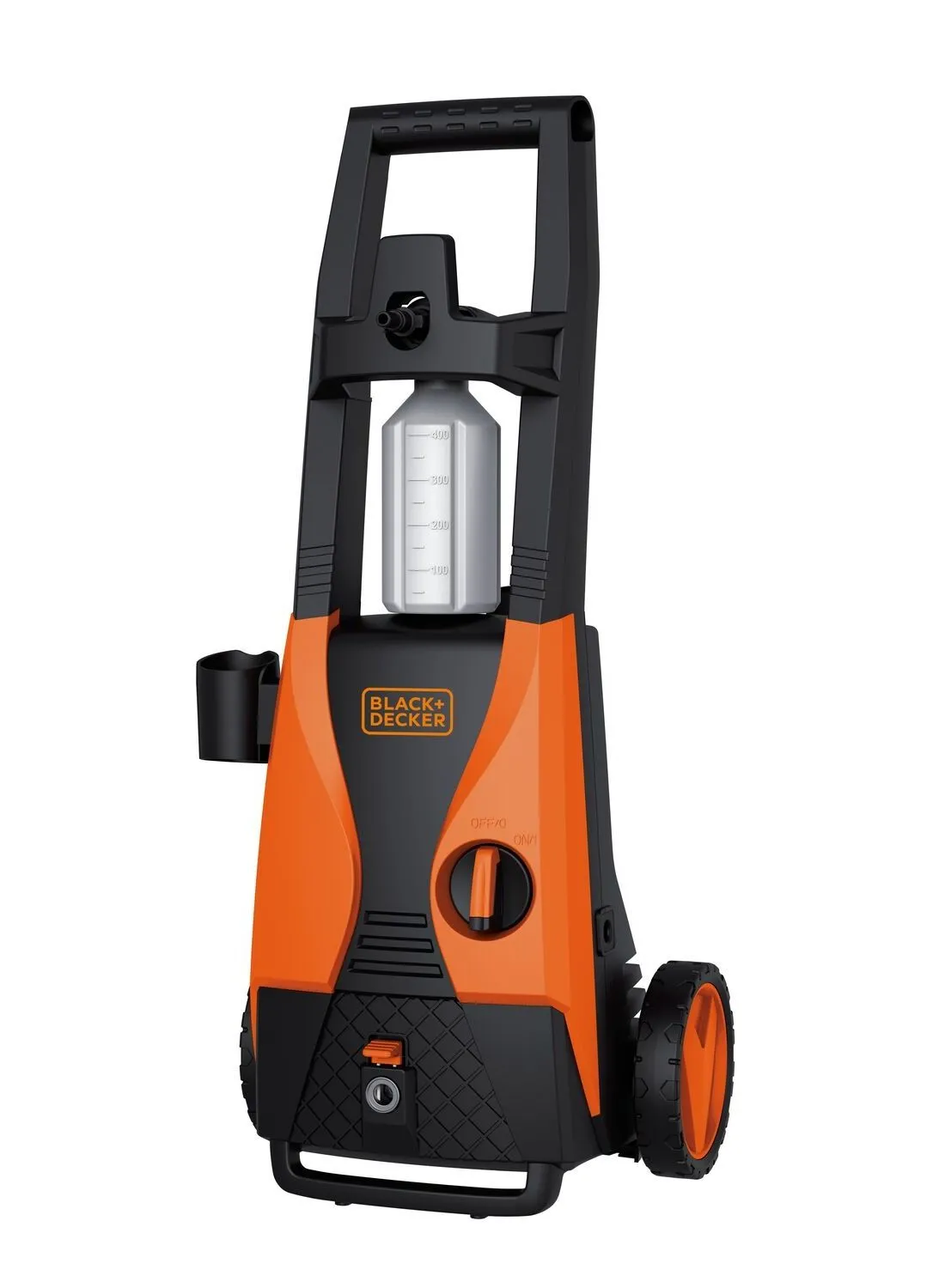 BLACK+DECKER Pressure Washer High Performance 1400 w pressure with Self-Priming Ideal For Home, Garden And Car 105 Bar 1400W PW1450TD-B5 Orange/Black