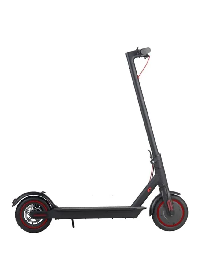 MACHO RIDER 2 Wheels Electric Scooter (Black Frame With Both Red Cycles)