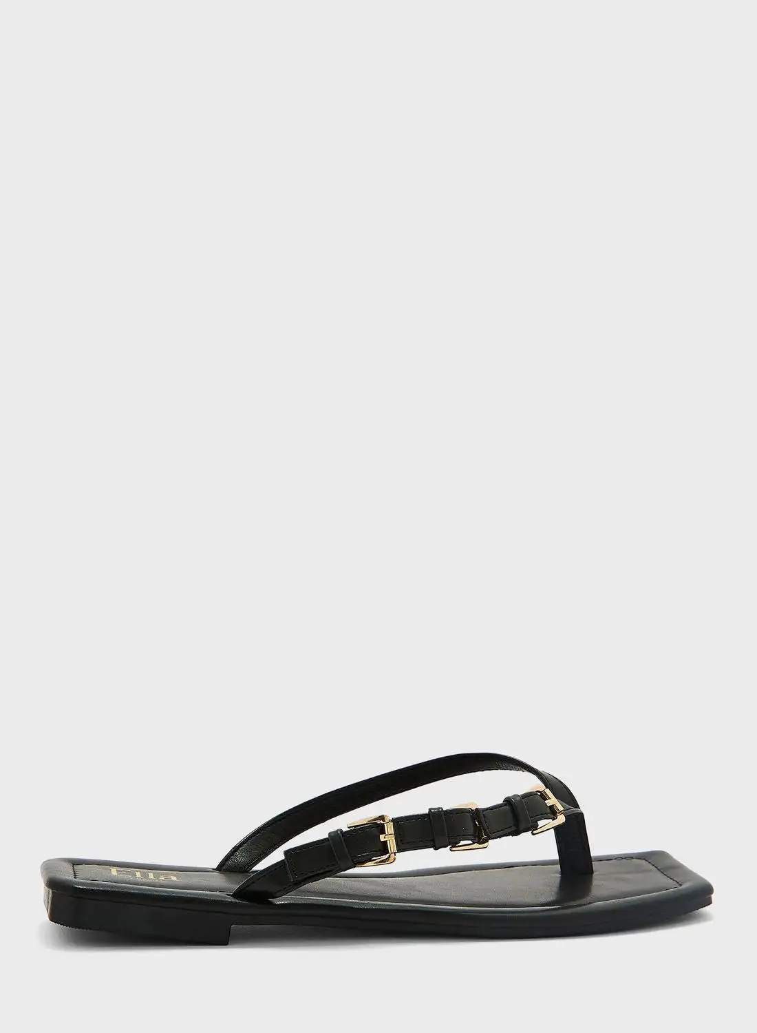 ELLA Square Toe Flat Sandals