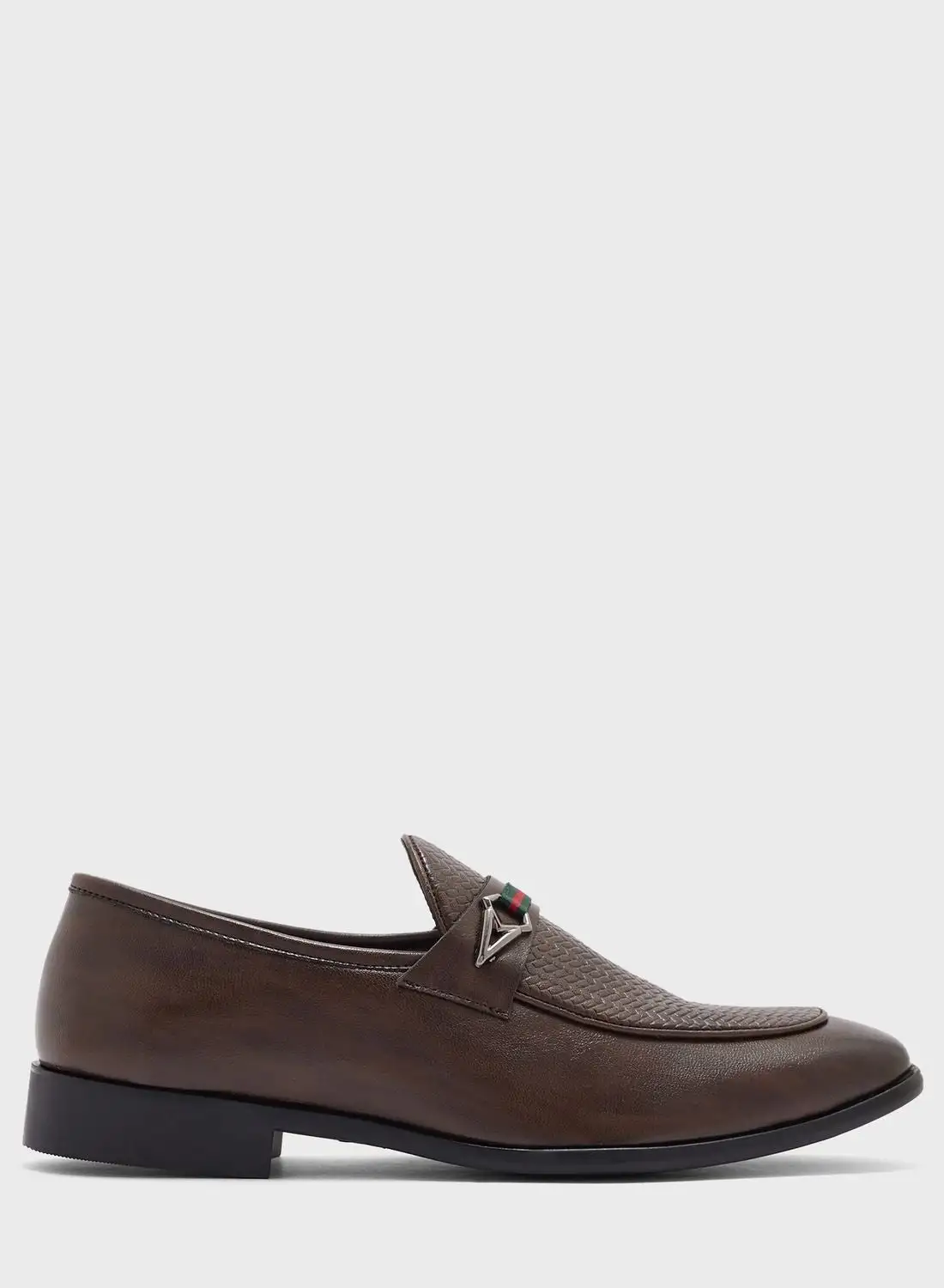 Robert Wood Webbing Detail Formal Slip Ons