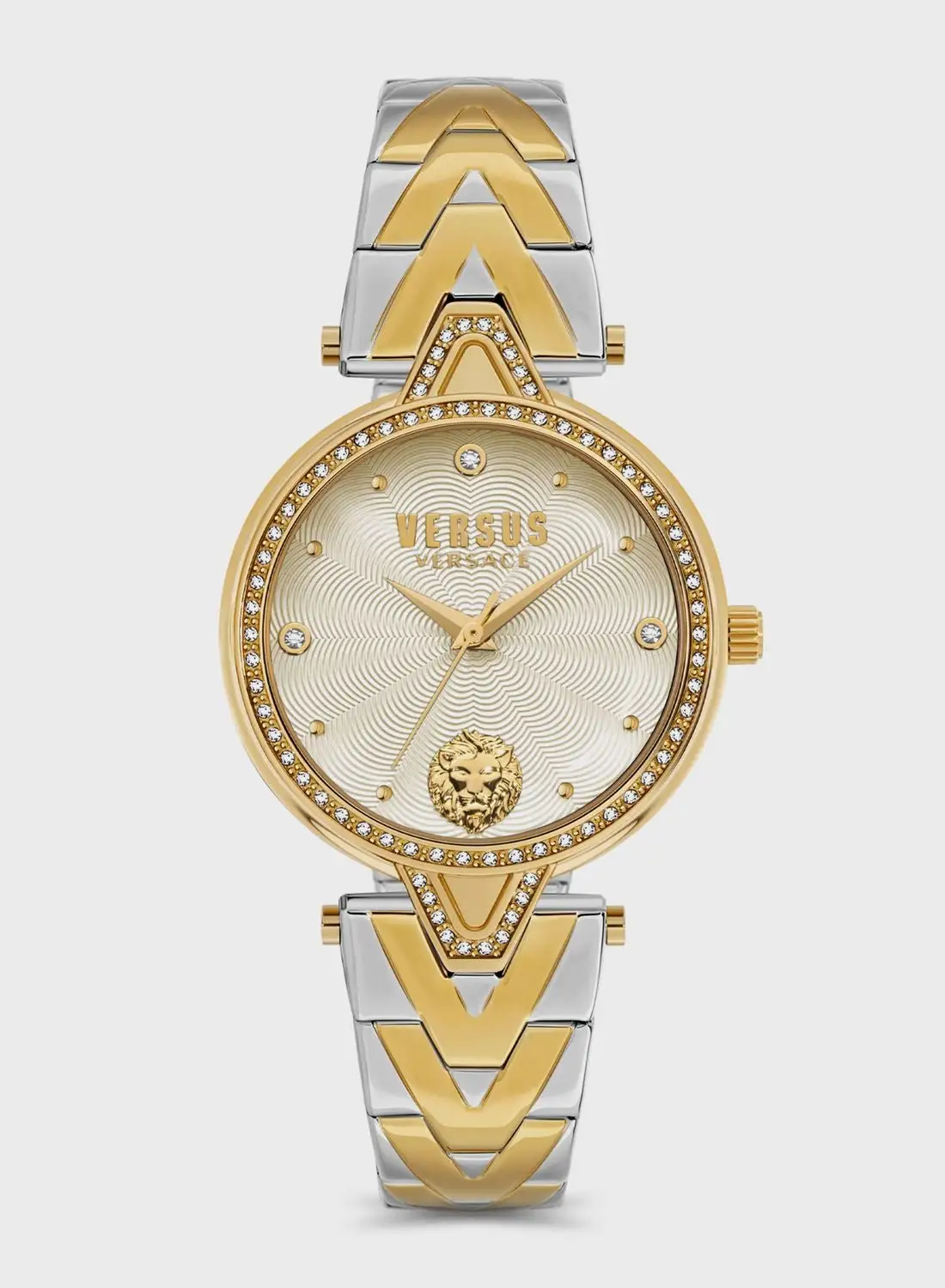 VERSUS VERSACE Steel Strap Analog  Watch