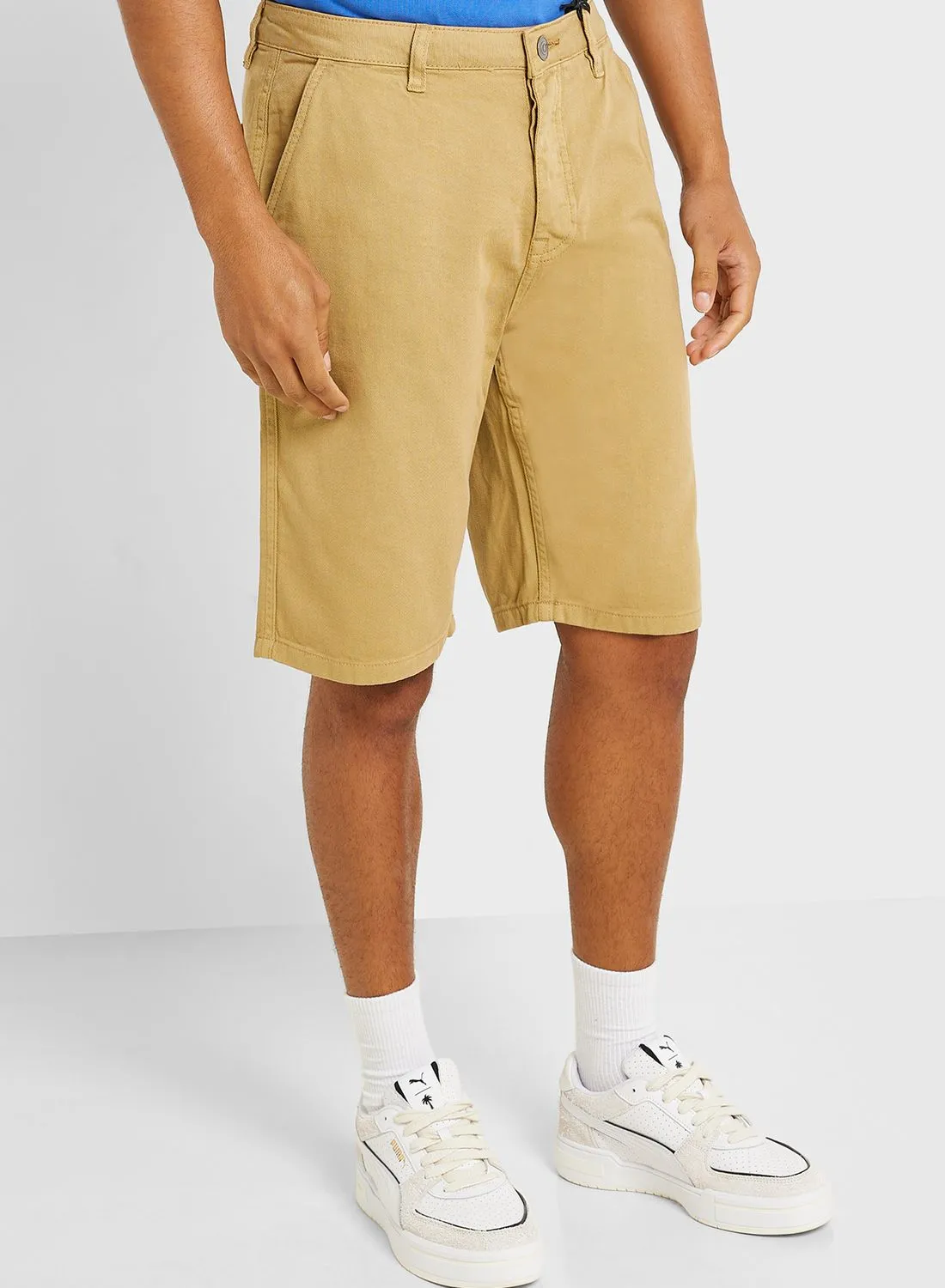 BRAVE SOUL Mens Cotton Twill Short