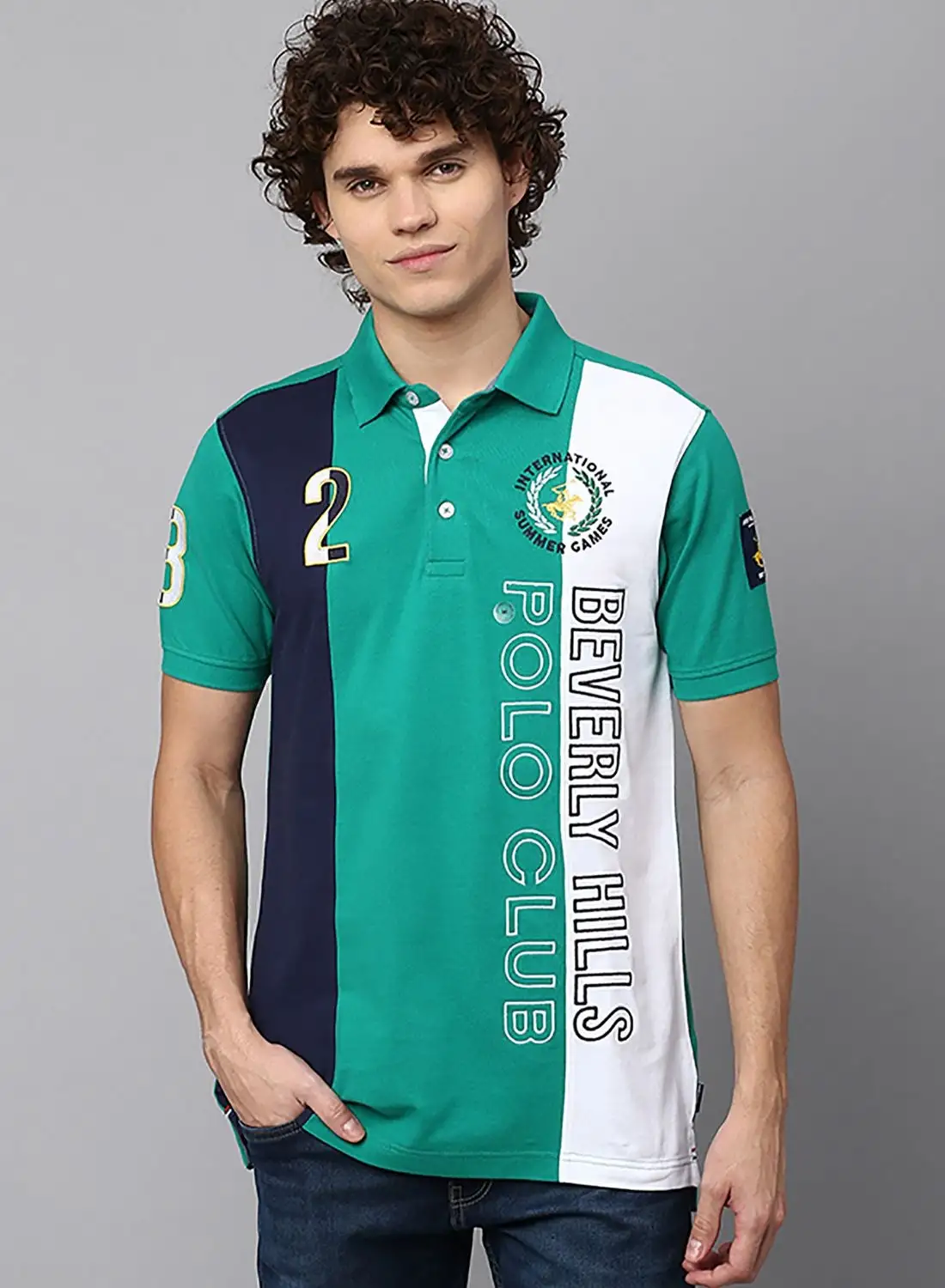 bhpoloclub Color Block Polo T-Shirt