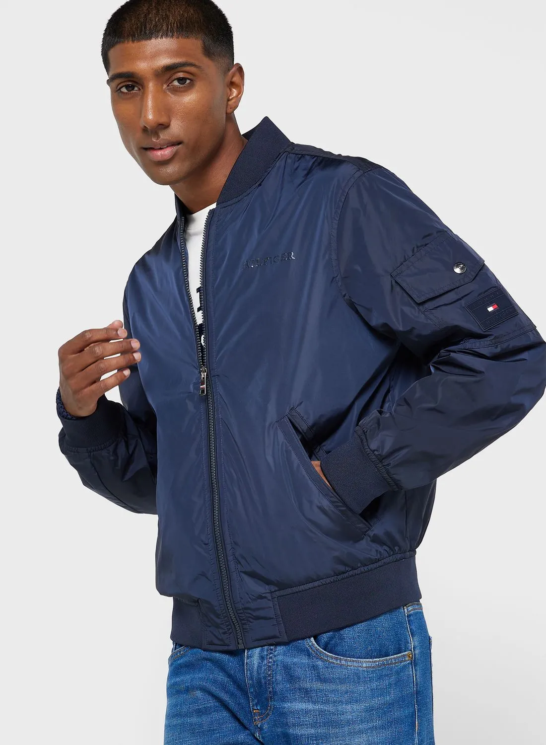 TOMMY HILFIGER Logo Bomber Jacket