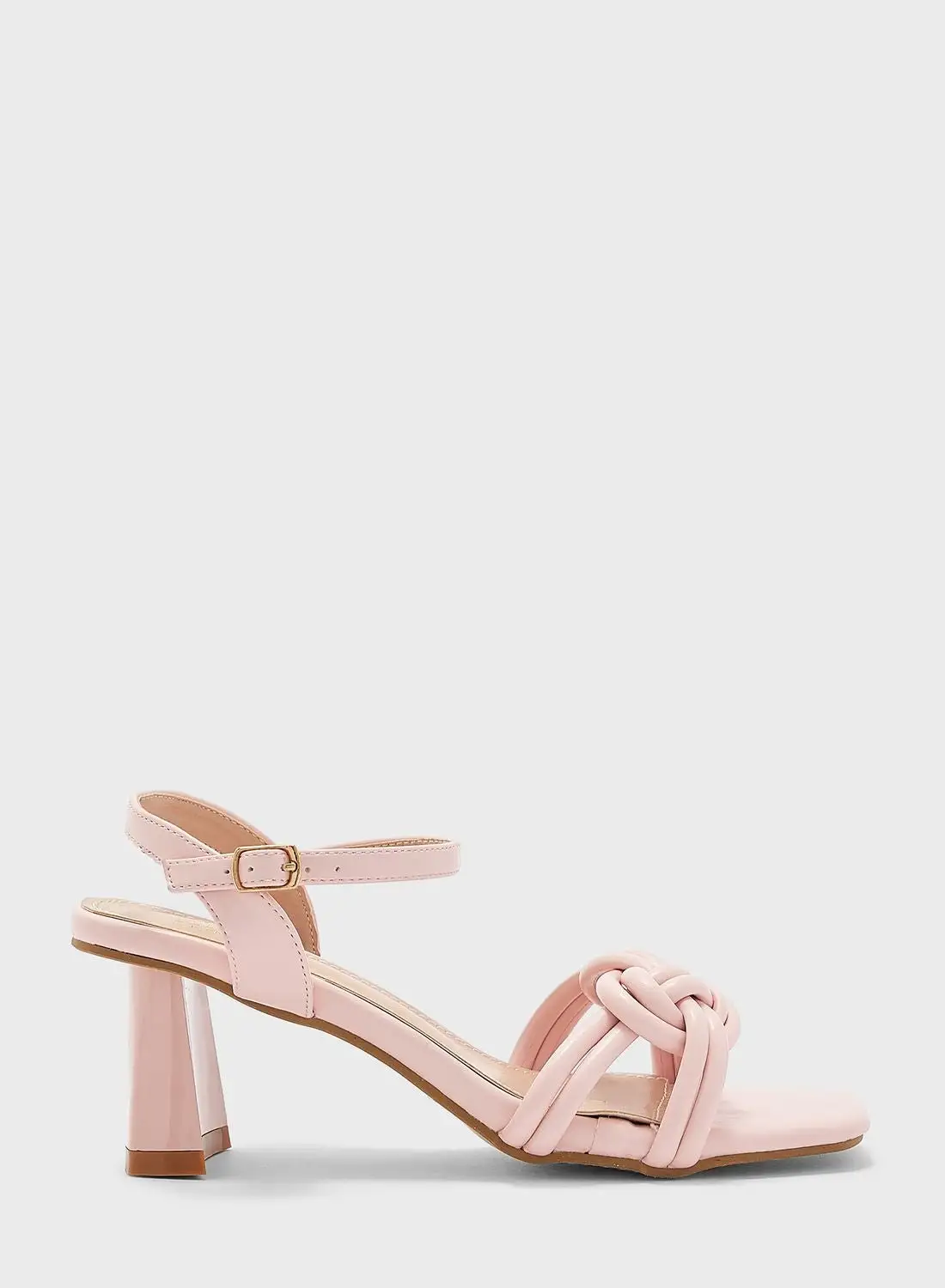 ELLA Square-Toe Strappy Sandals