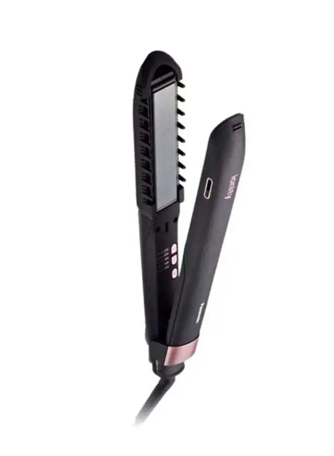 Panasonic Ionity Hair Straightener,5 Heat Settings,Advanced Smooth Sliding Plate Black/Rose Gold 32 x 310 x 45ml