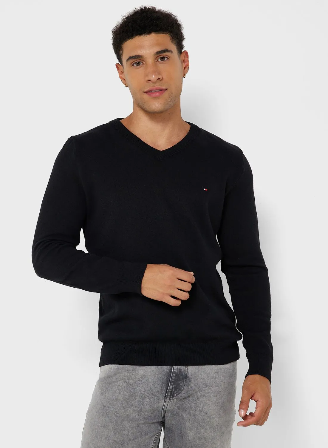 Robert Wood V Neck Sweater