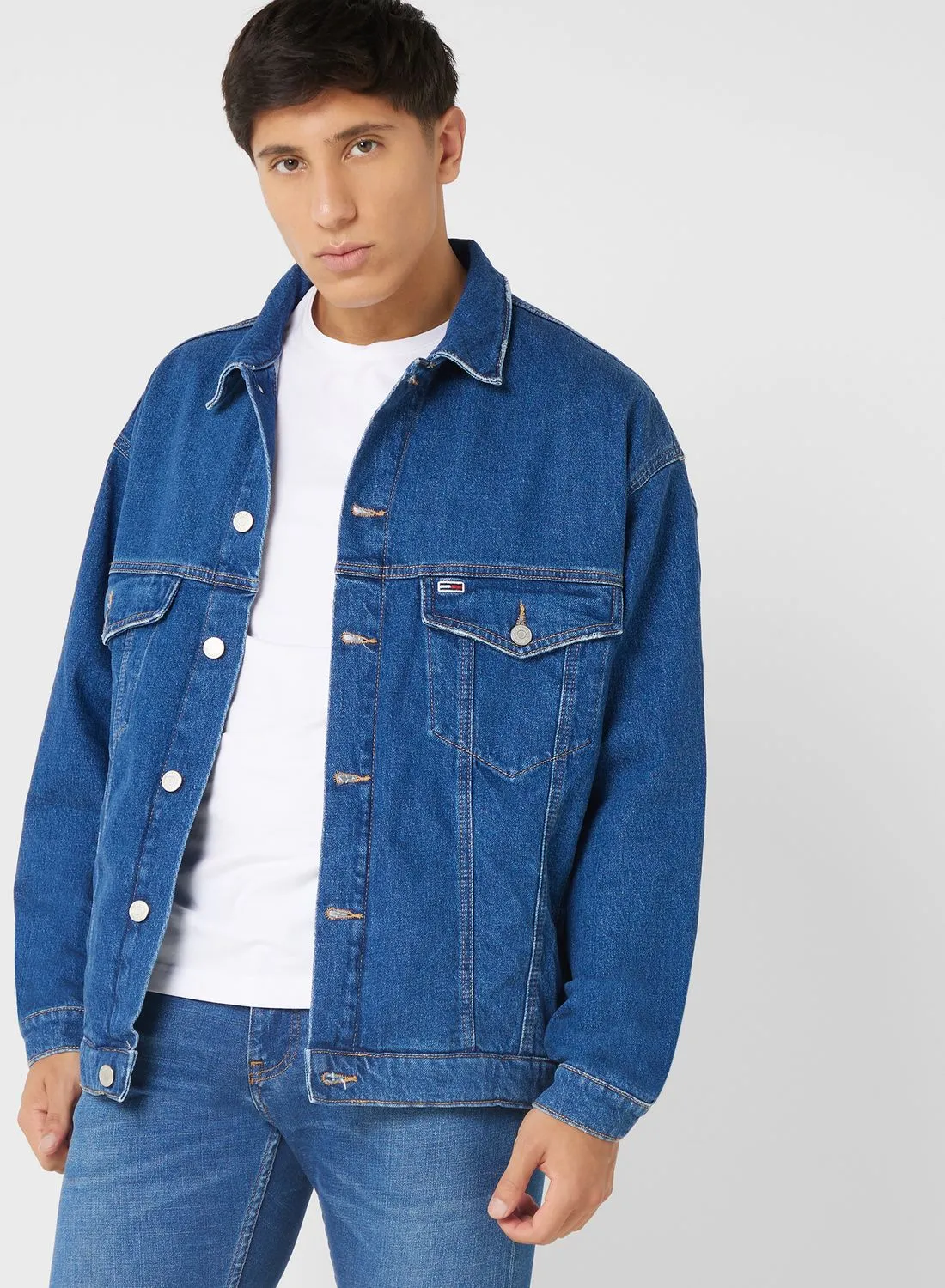 TOMMY JEANS Pocket Detail Denim Jacket