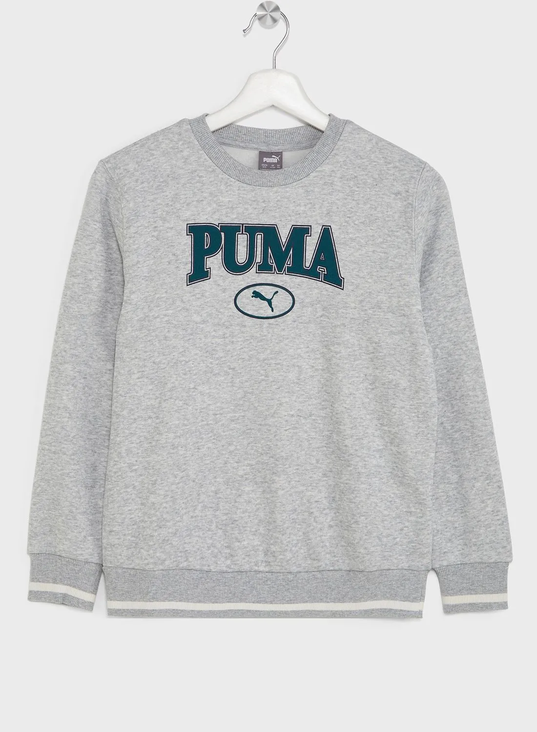 PUMA Kids Squad Round Fl Sweatshirt