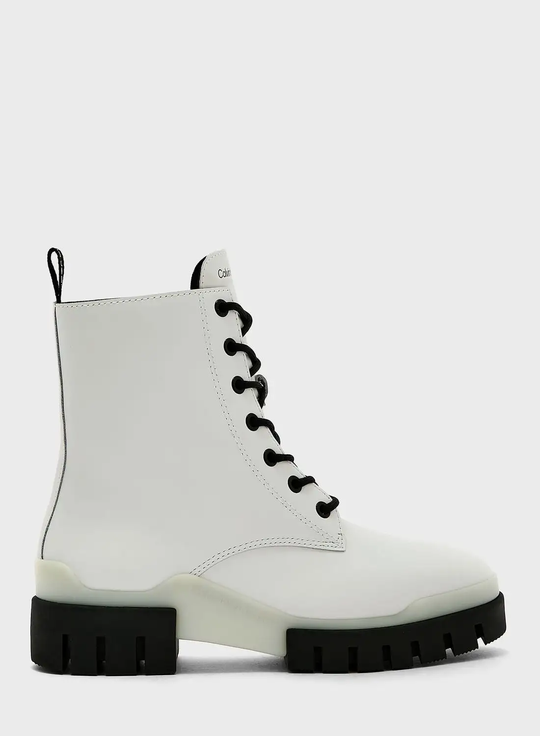 Calvin Klein Jeans Combat Lace Ups Boots