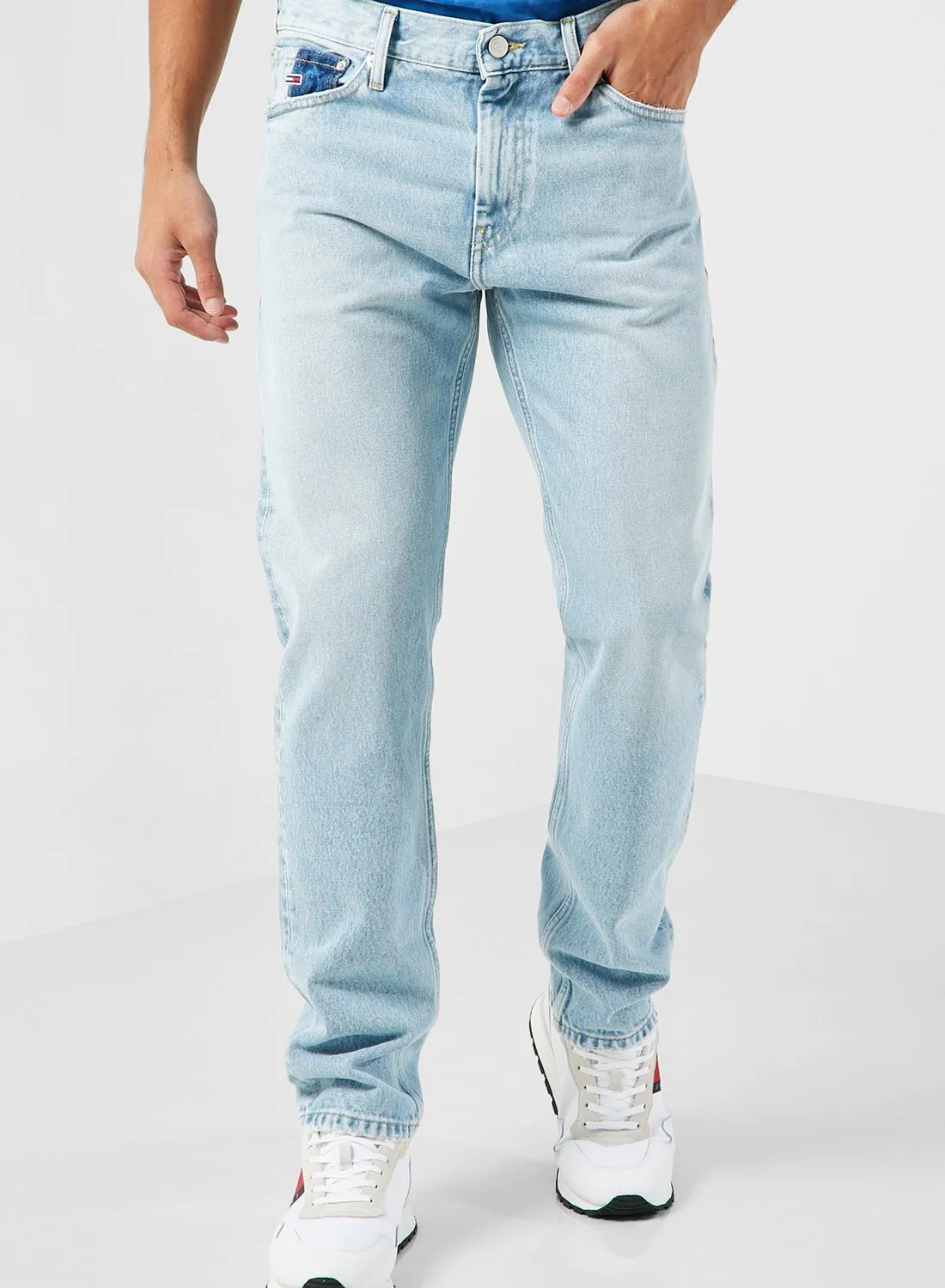 TOMMY JEANS Light Wash Regular Fit Jeans