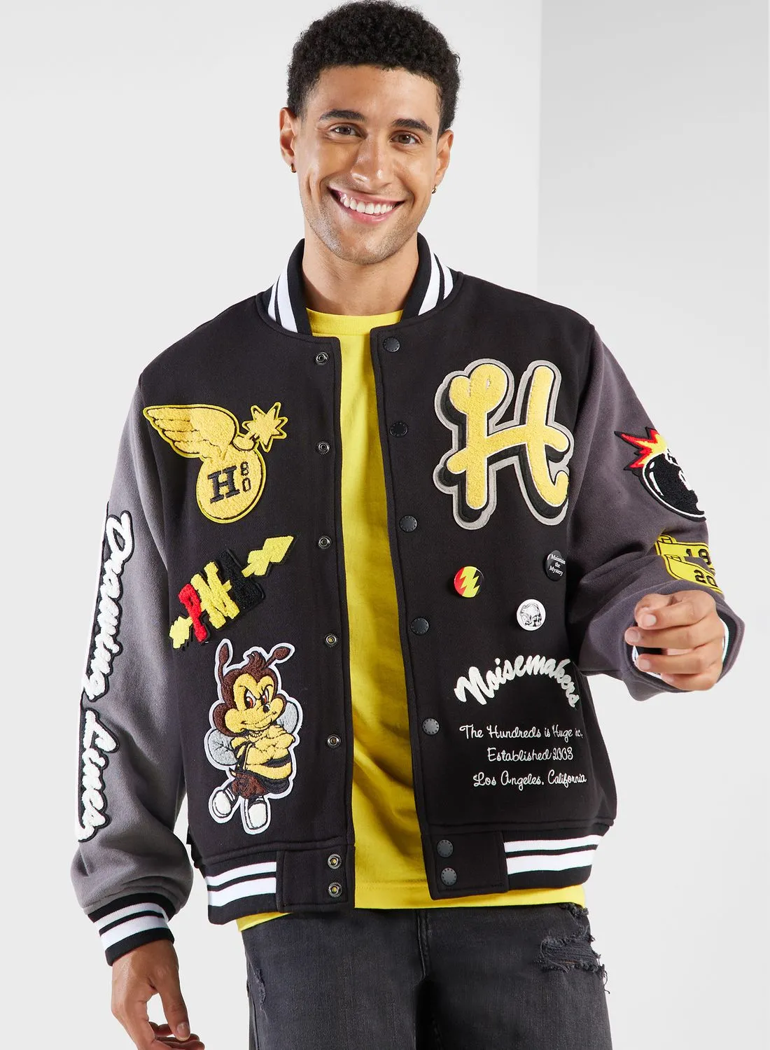 The Hundreds Replay Letterman Jacket