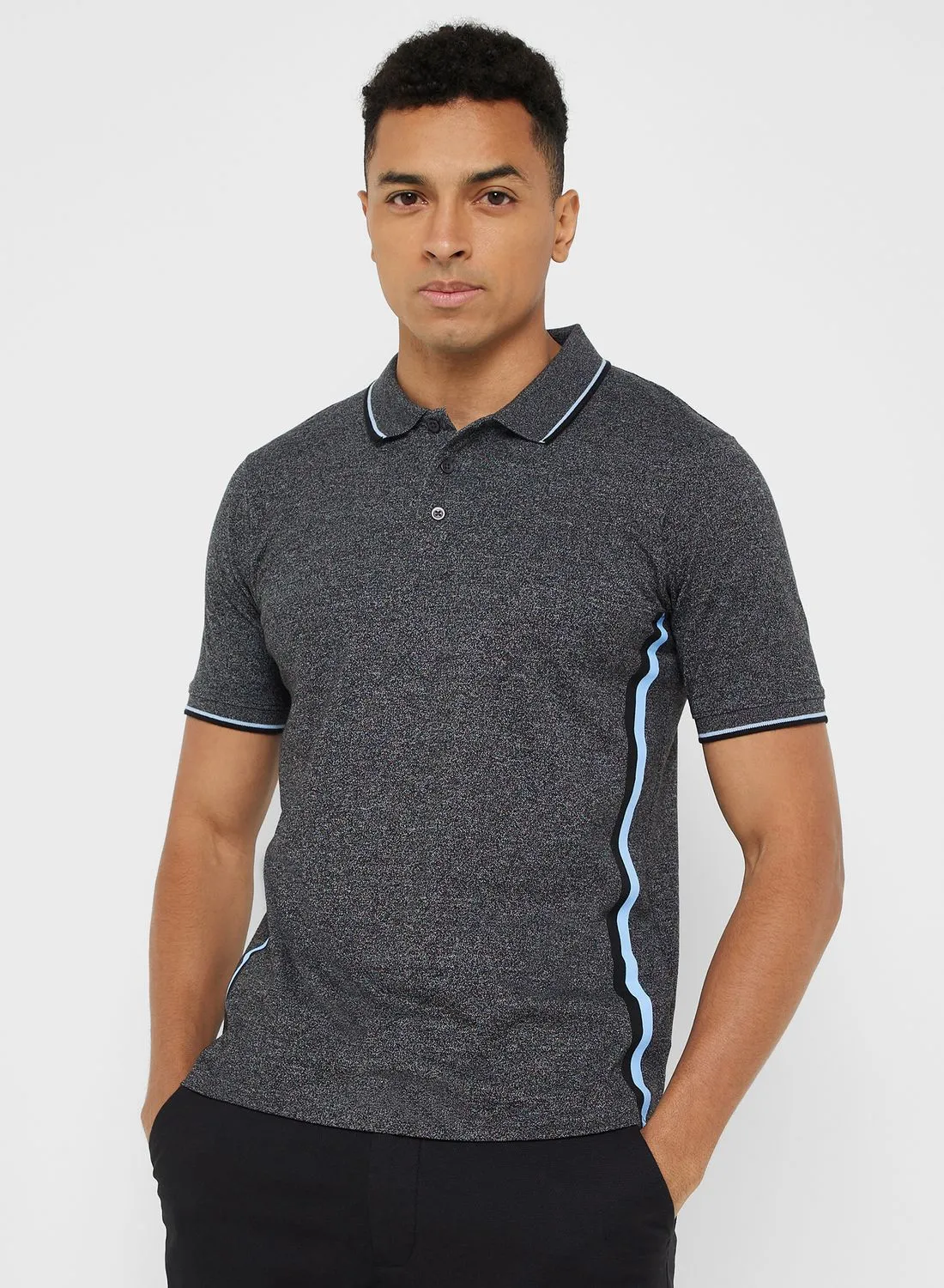 Robert Wood Sports Collar Polo Shirt