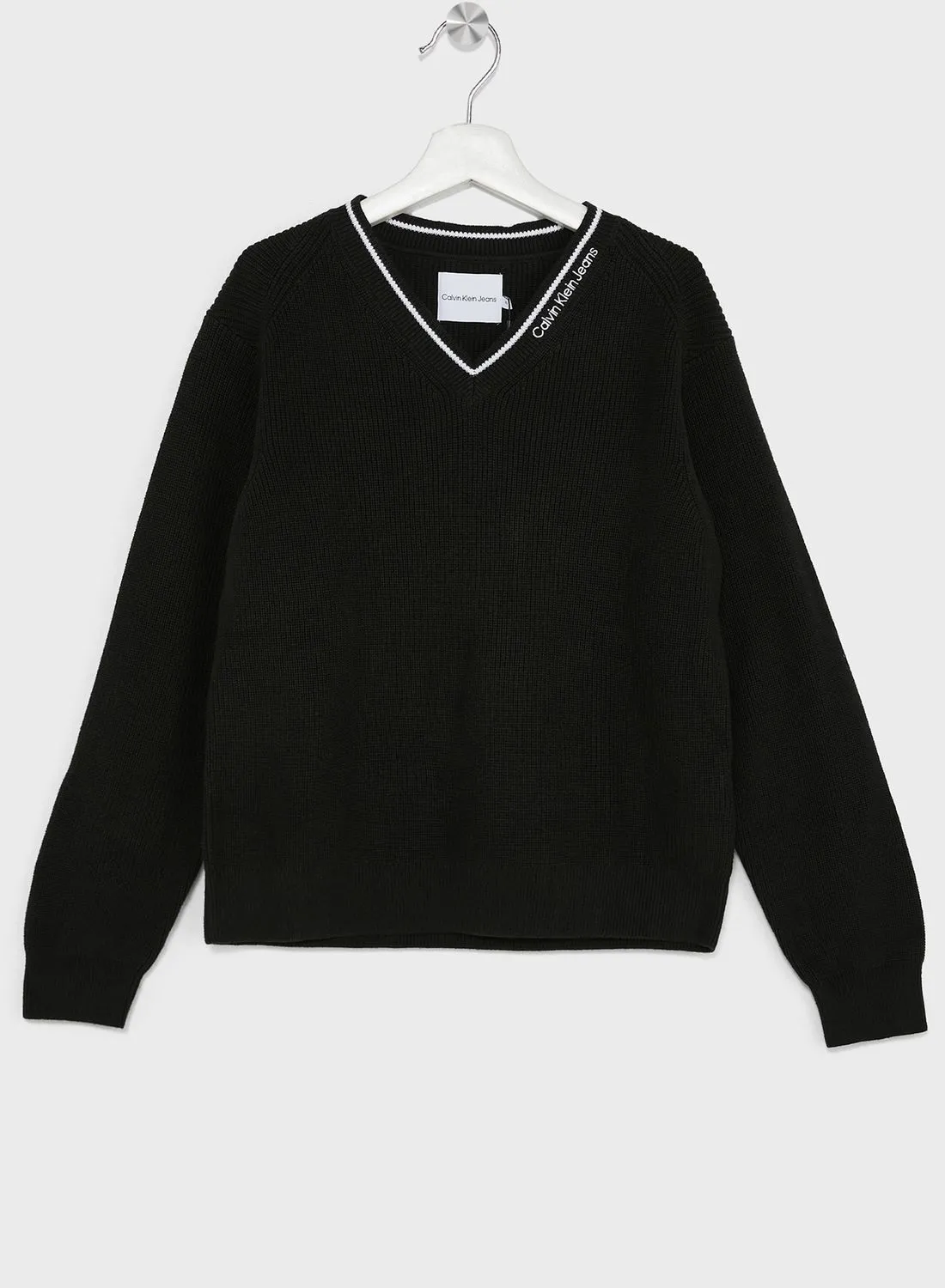 Calvin Klein Jeans Kids V-Neck Sweater