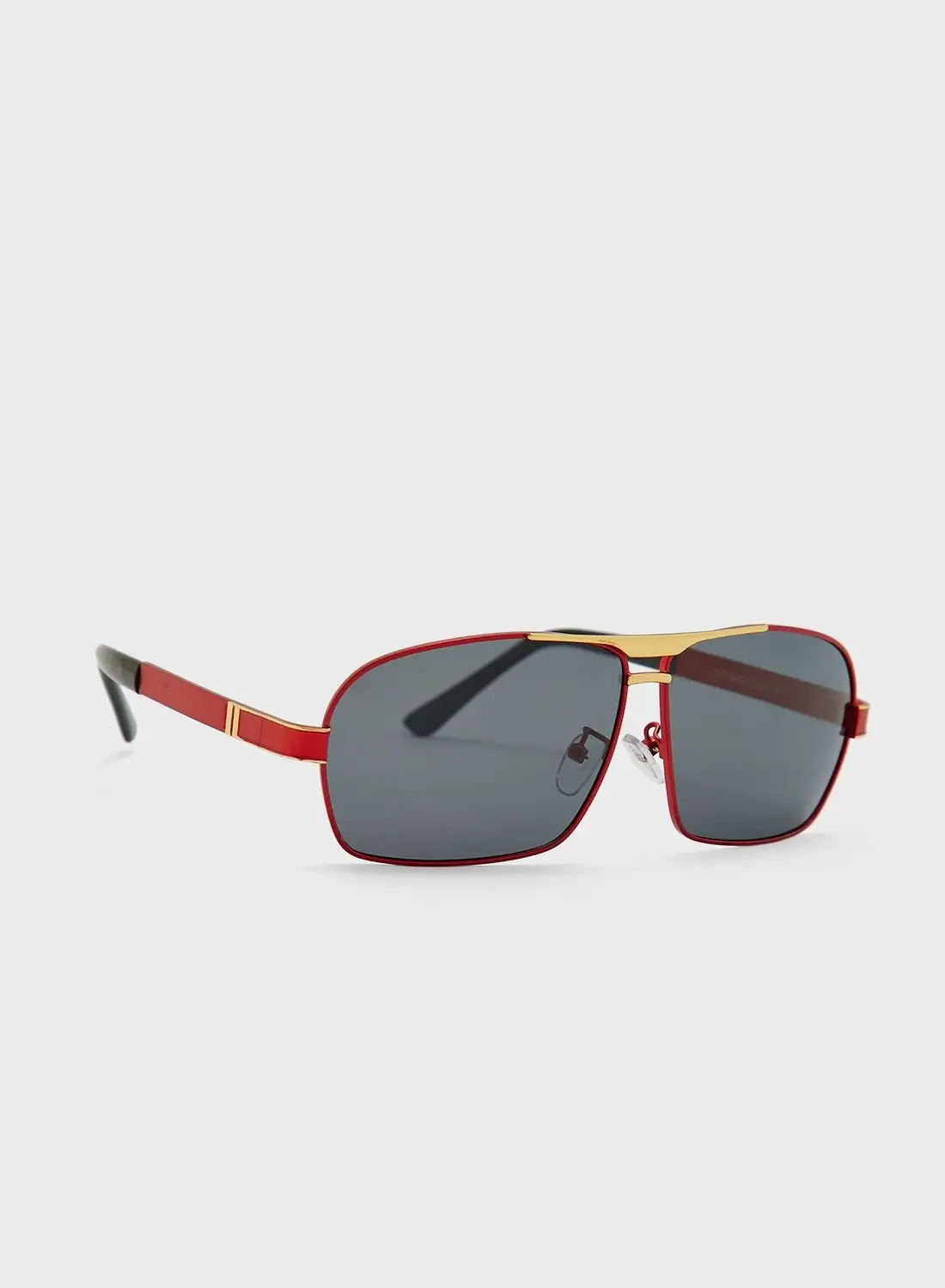 Robert Wood Polarized  Rectangular Sunglasses