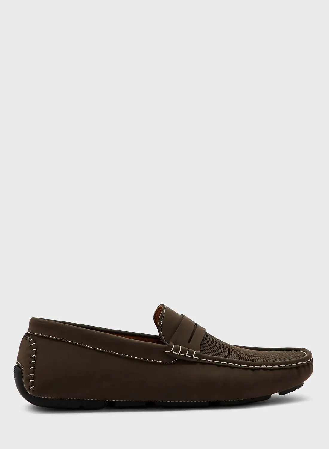 Robert Wood Saddle Detail Loafers