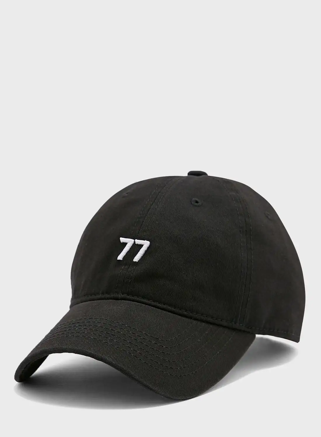 Seventy Five Number Curve Peak Cap