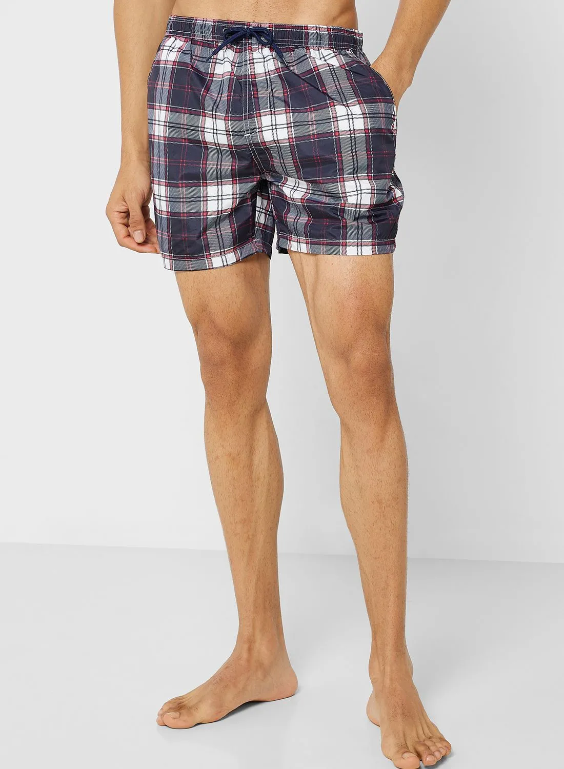 BRAVE SOUL Mens Printed Checkered Boxer Shorts