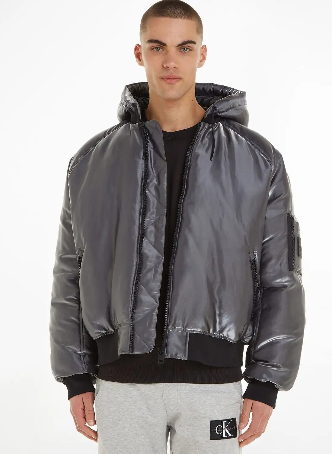 Calvin Klein Jeans Essential Liquid Metal Puffer Jacket