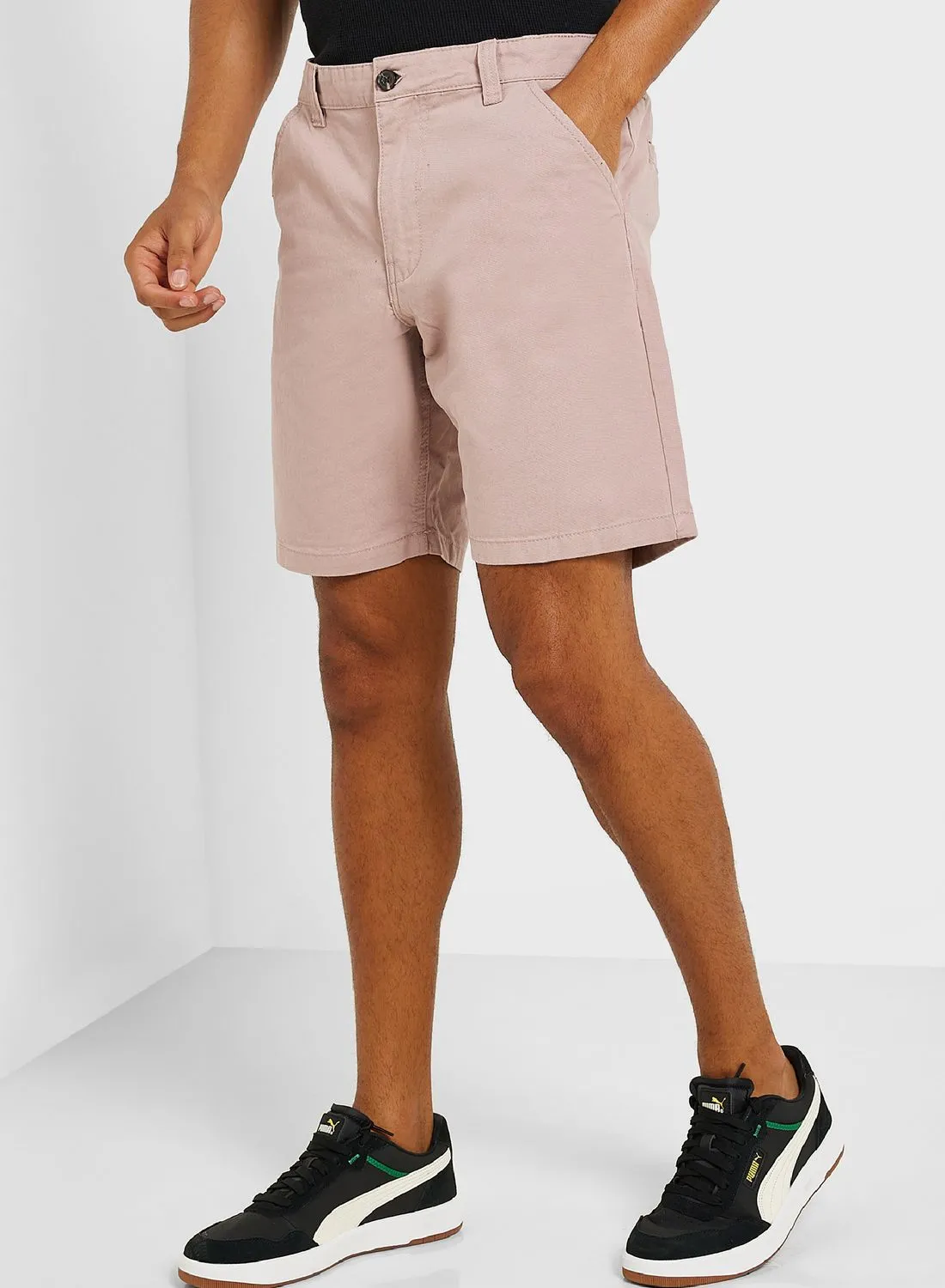 BRAVE SOUL Mens Cotton Twill Chino Short