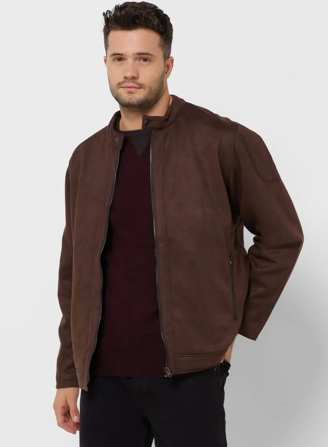 Seventy Five Suede Biker Jacket