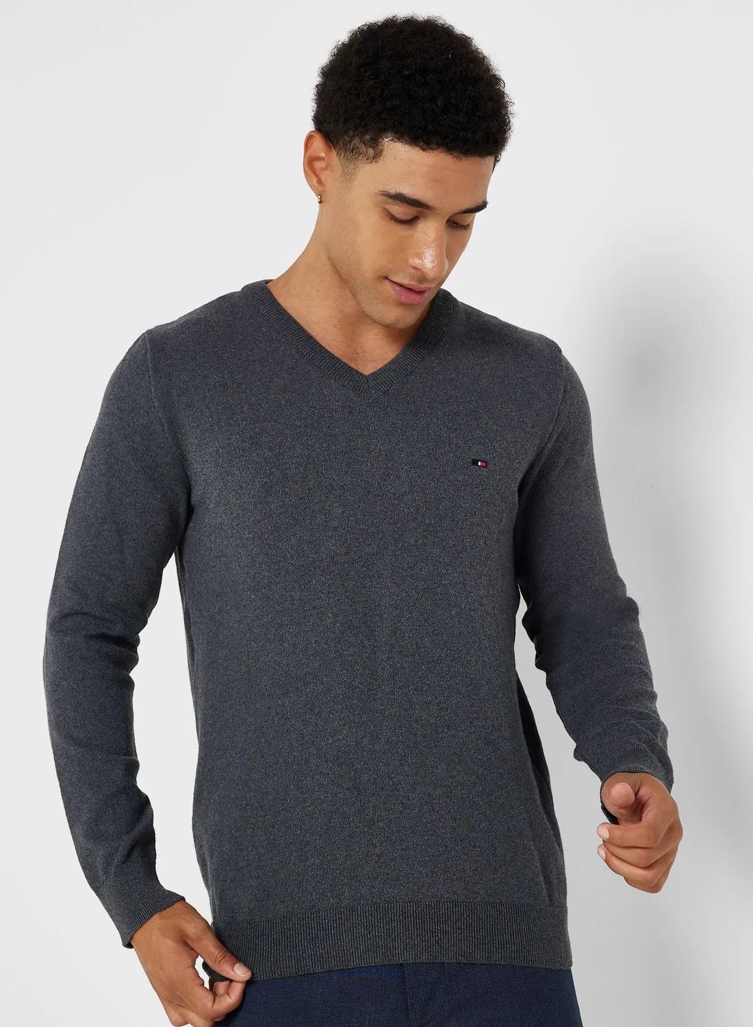 Robert Wood V Neck Sweater