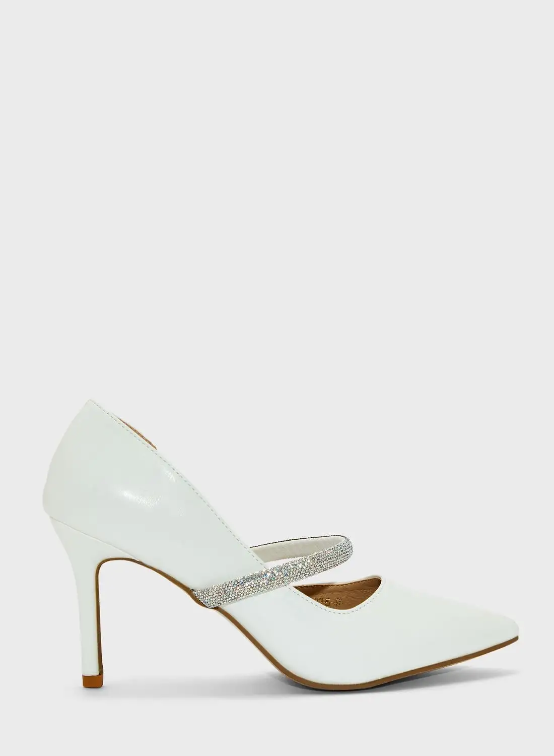 Ella Limited Edition Shimmery Cross Strap Pump