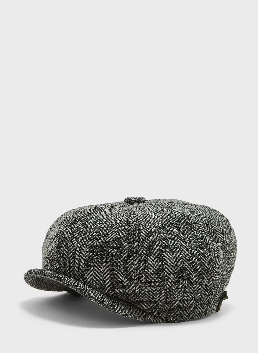 Robert Wood Herringbone Baker Boy Winter Cap