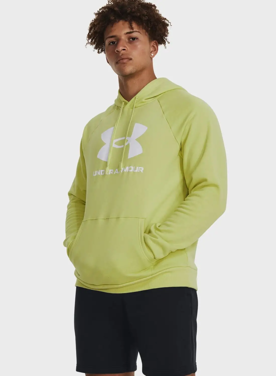 سترة بغطاء للرأس بشعار Under ARMOR Rival Fleece