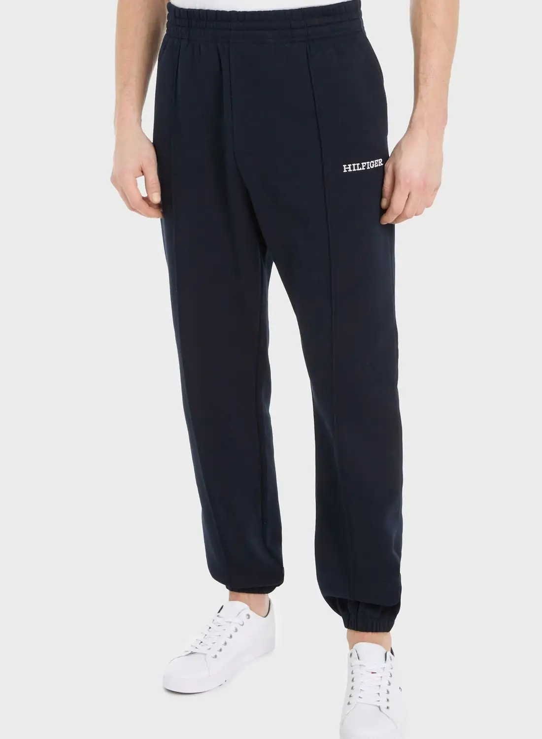 TOMMY HILFIGER Logo Cuffed Sweatpants