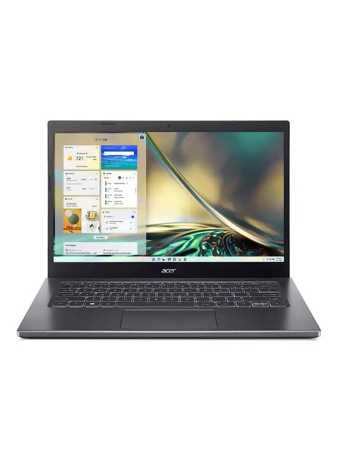 Acer Aspire 5 A514 Notebook With 14-Inch Display, Core i5-1335U Processor/8GB LPDDR5 RAM/512GB SSD Storage/Intel Iris XE Graphics/Windows 11 Home English/Arabic Steel Gray