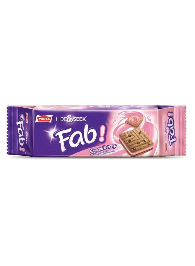 Parle Hide And Seek Fab Strawberry 112grams