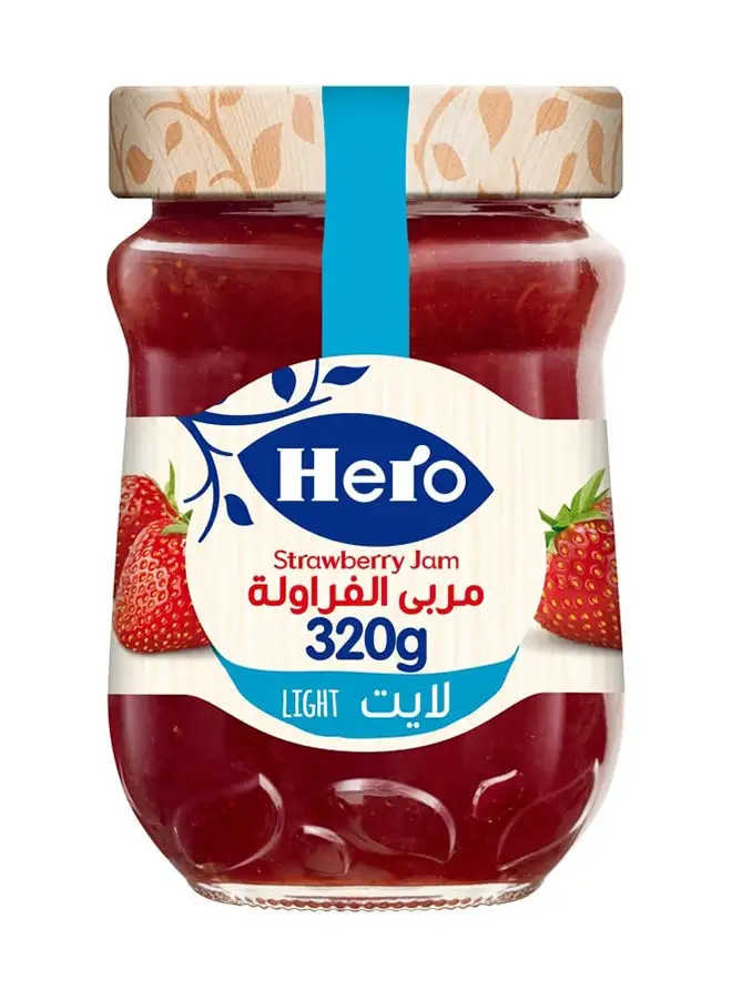 Hero Jam With Strawberry Flavor - Light - 320grams