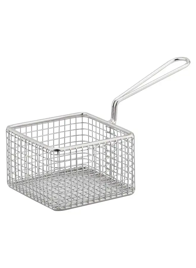 Sunnex Sunnex MCWW-1010 Professional Wireware Square Basket, 9.5 x 9.5 x 6 cm, Silver, Stainless Steel