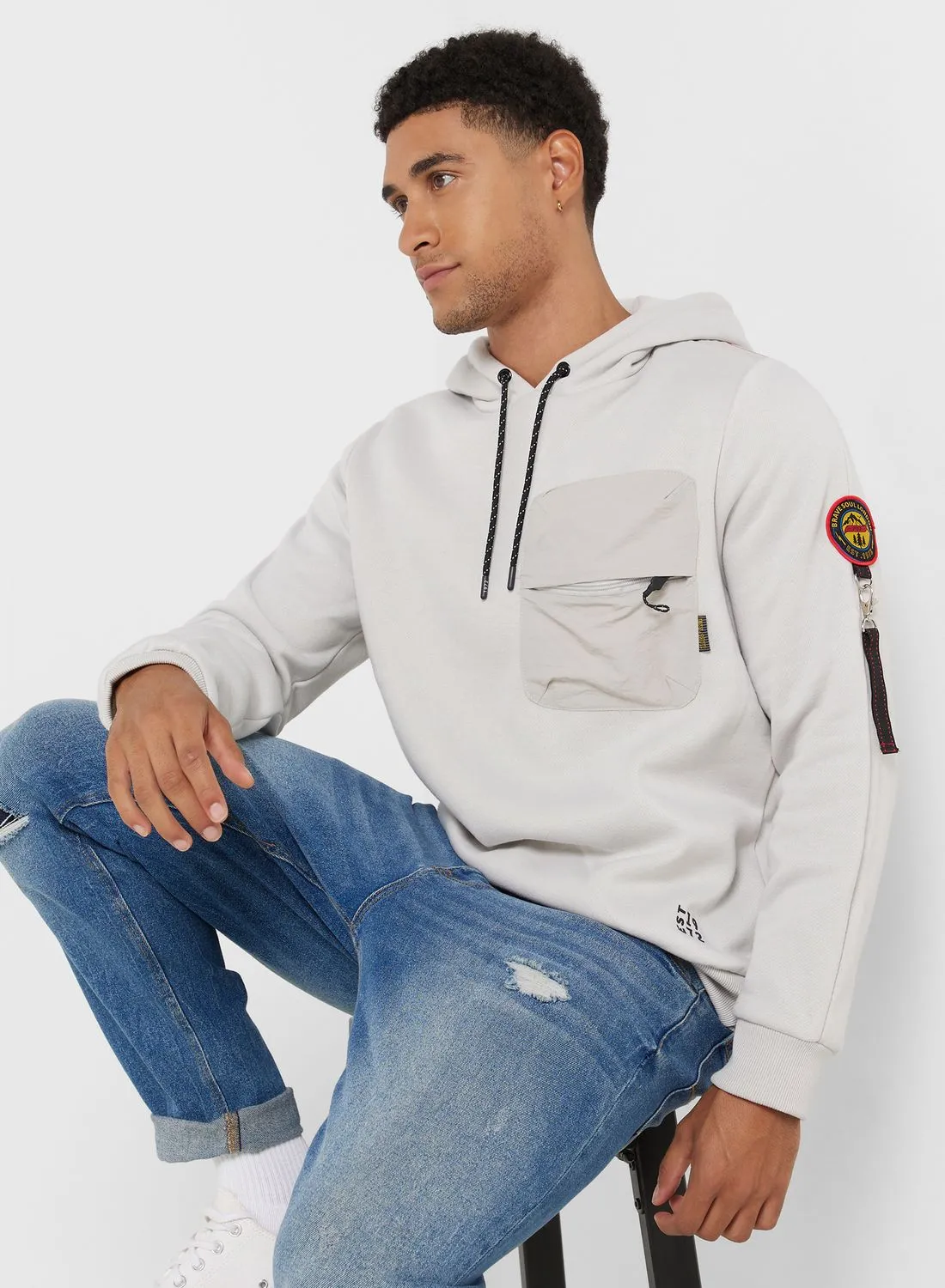 BRAVE SOUL Pocket Hoodie