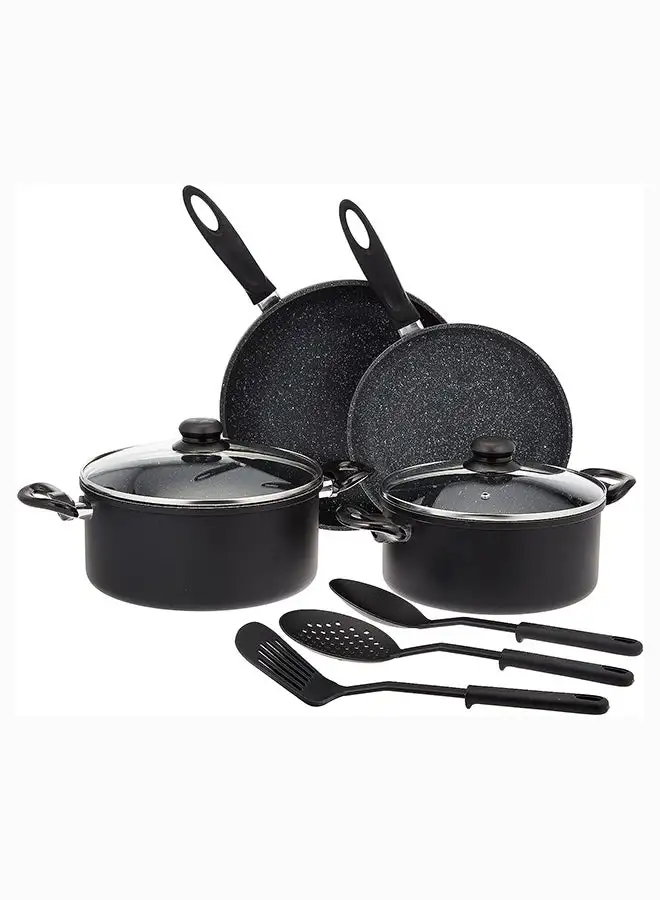 PYREX Pyrex Elegance Cooking Set 9pcs Black black 39 X 29.5 X 19cm