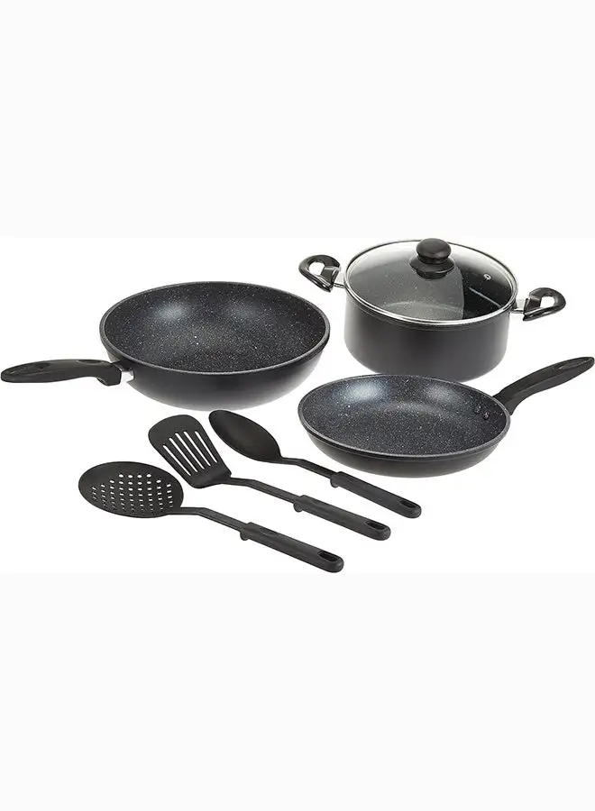 PYREX Pyrex Elegance Cooking Set Mix 7pcs black 40 X 29.5 X 19cm