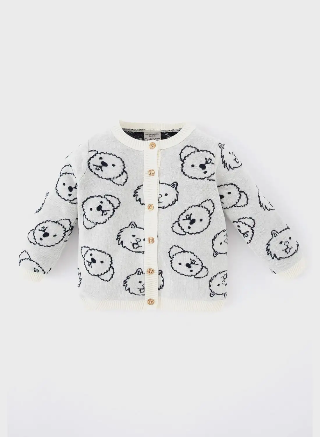 DeFacto Infant Printed Cardigan